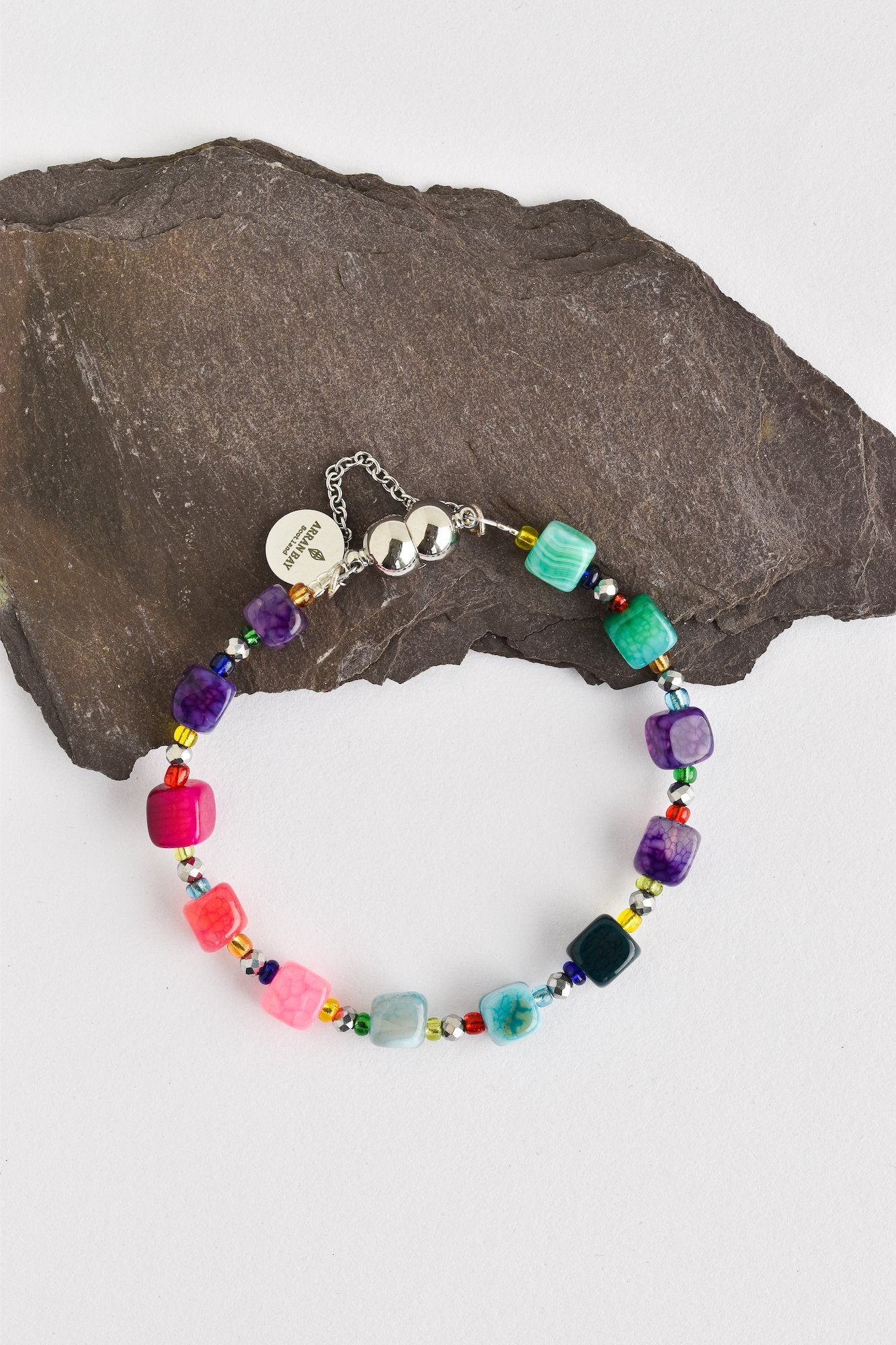 Handcrafted Scottish pearl necklaces and gemstone bracelets by Arran Bay