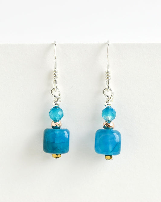 Turquoise gemstone earrings