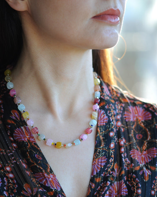 Delicate pastel agates