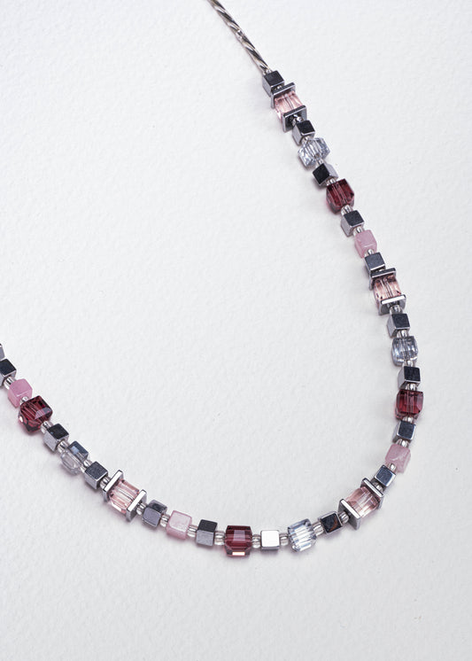 Pink aventurine necklace