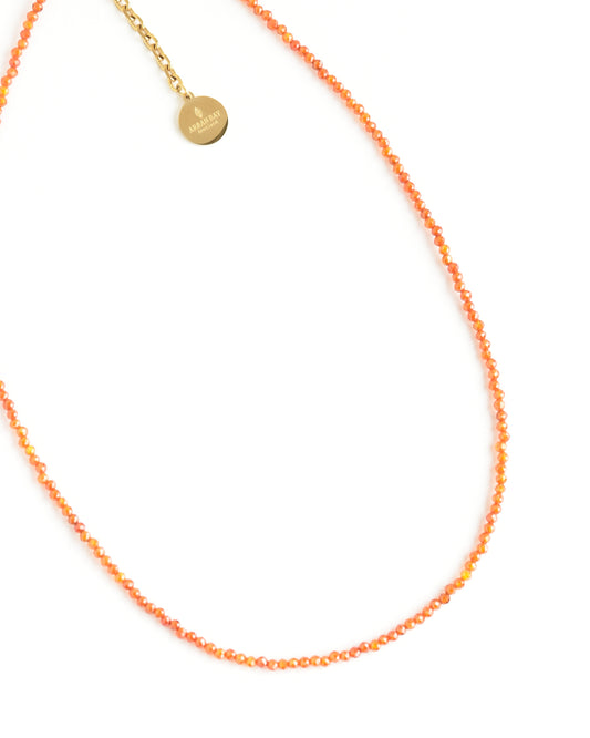 Sparkling cubic zirconia necklace