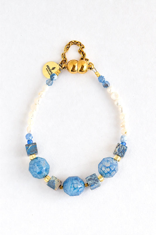 Pearl and Jasper Bracelet