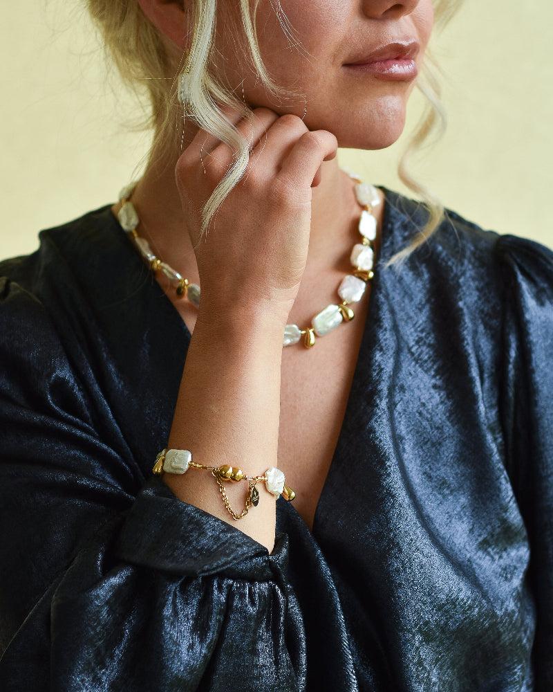 Keshi Pearl Bracelet