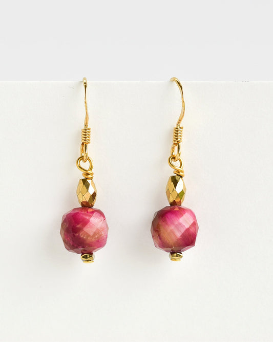 Ruby earrings