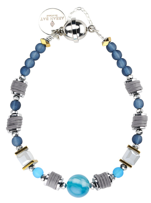 Blue agate centre bracelet