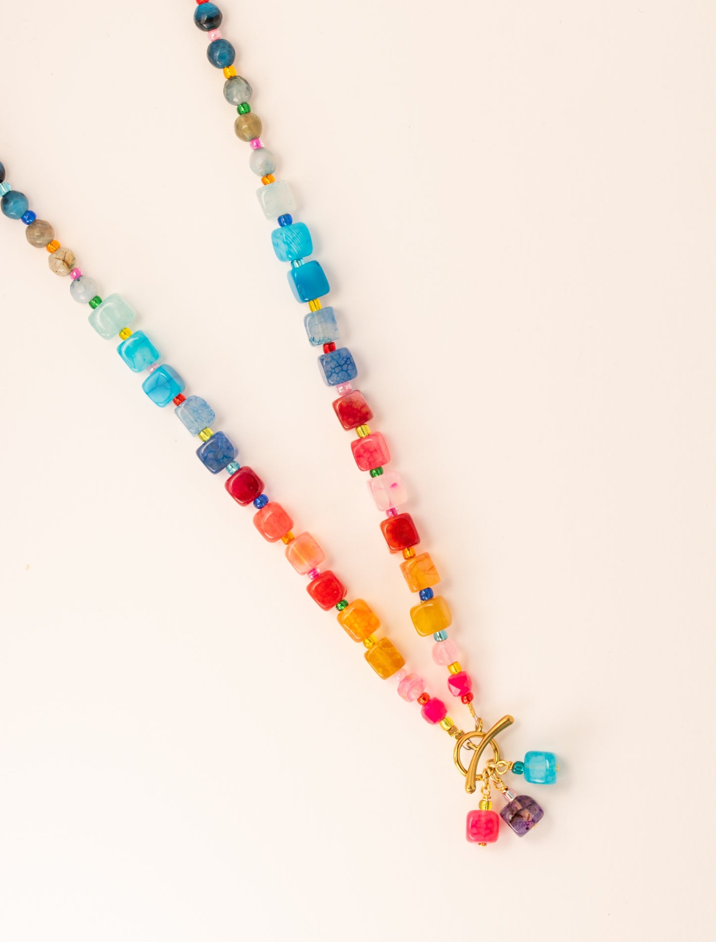 Sunlit Stones Necklace – Graded Colour Agate