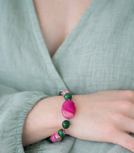 Picasso gemstone bracelet