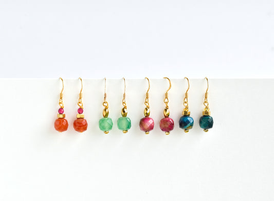 Ruby earrings