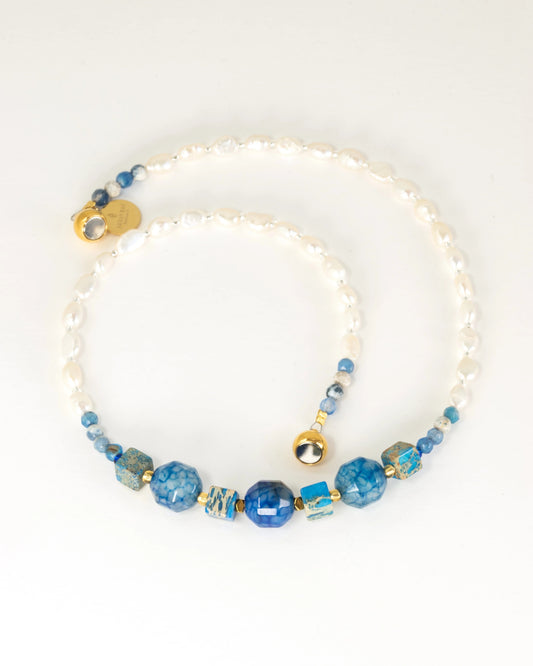 Pearl and Jasper Necklace