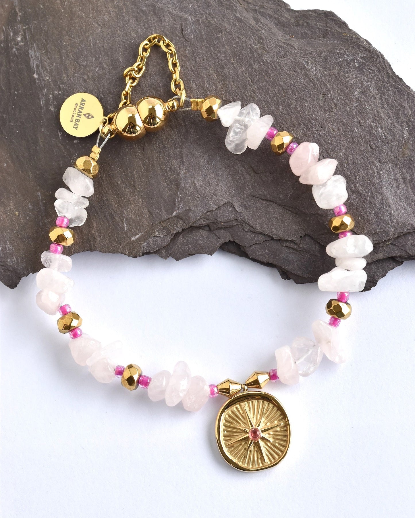 Pink Rose bracelet