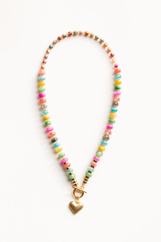 Sunlit Heart Necklace