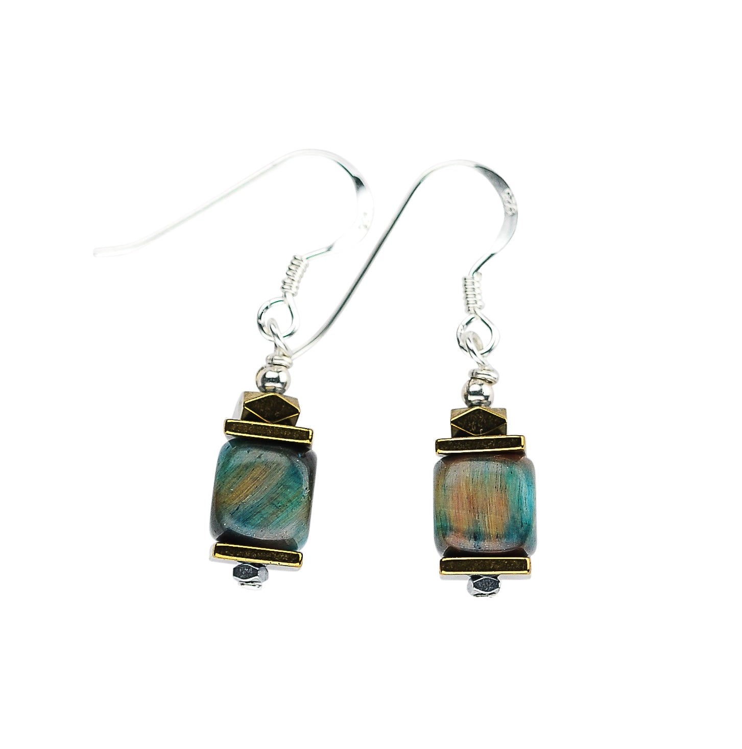 Tigers eye earrings