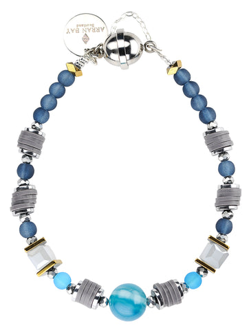 Blue agate centre bracelet