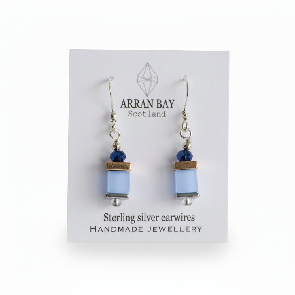 Cats eye stone earrings
