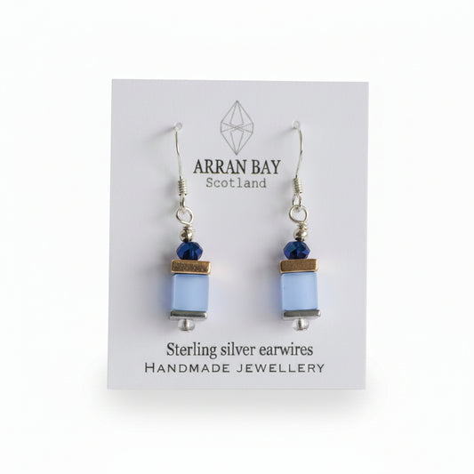 Cats eye stone earrings